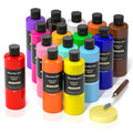 Shuttle Art Acrylic Paint Set - 15 Colors Bulk Artist Supplies (16oz)