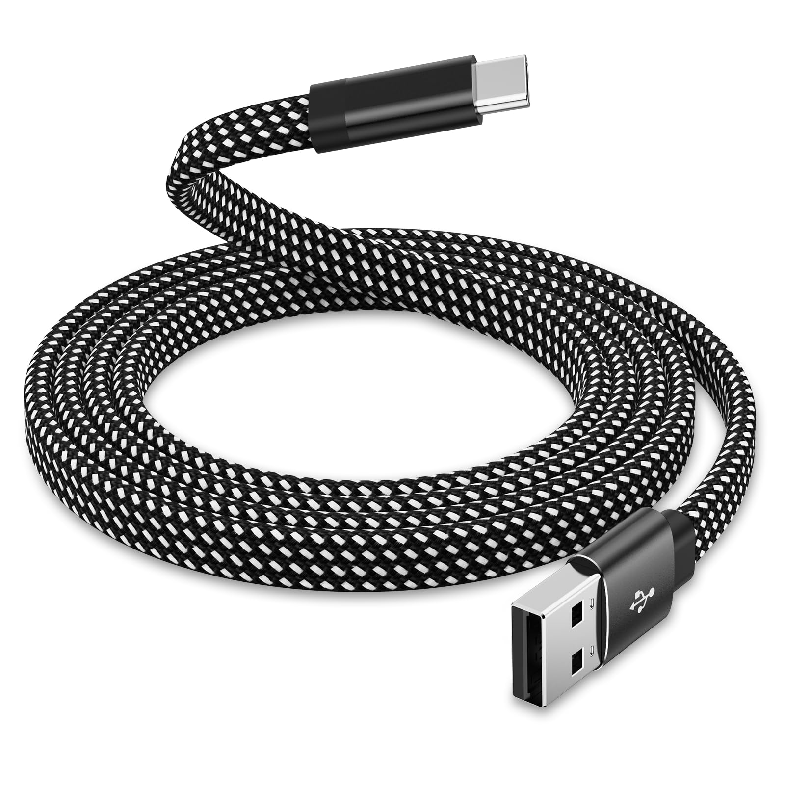 Magtame Magnetic USB C Cable – 3.3ft Flat Coiled Fast Charging Cord