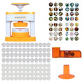 55mm Button Badge Maker Machine Kit – DIY Press with 48 Badges