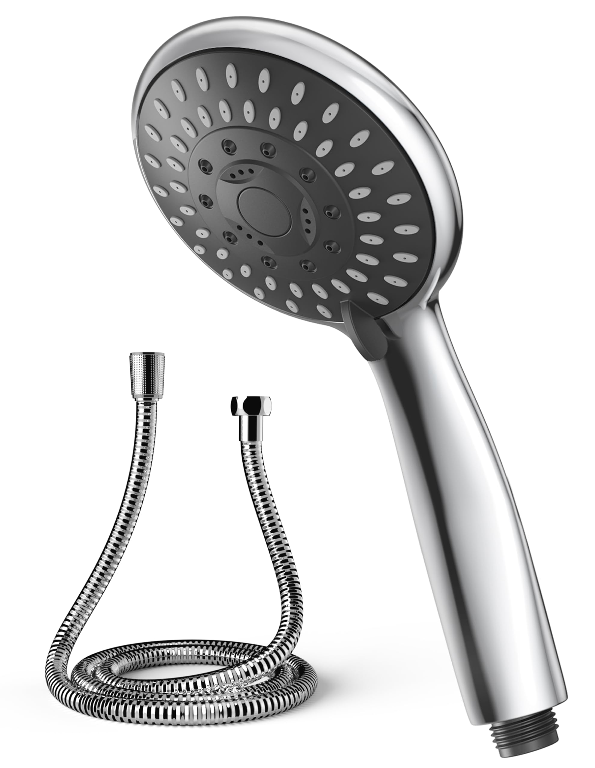 VOXON High Pressure Shower Head | 5 Spray Modes & 1.8m Hose - Chrome