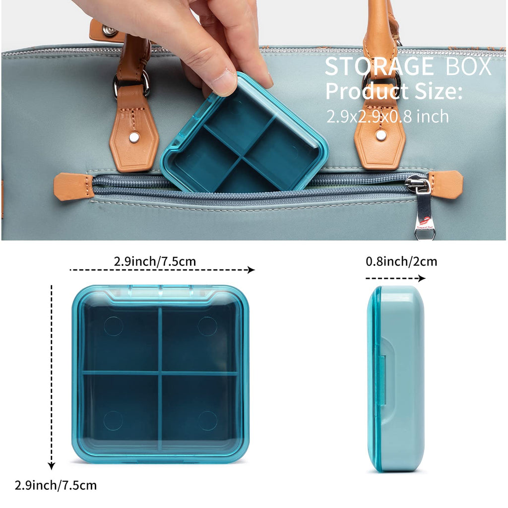 HEWEI WORKS Medication LockBox with Key, Lockable Medicine Storage Box, Security Lock Box, Medical Organizer - image 5