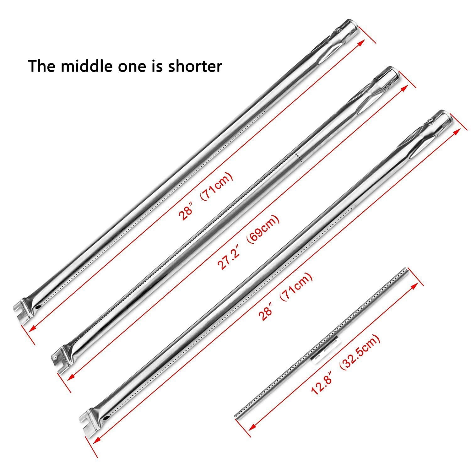 GFTIME Stainless Steel Burner & Flavorizer Bars for Weber Spirit E310 E320