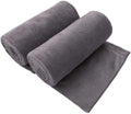 JML Microfiber Bath Towels | 2-Pack Jumbo Oversized Fast Drying Sheets