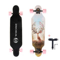WHOME Pro 31" Small Longboard Cruising Skateboard with T-Tool – Deer Bird
