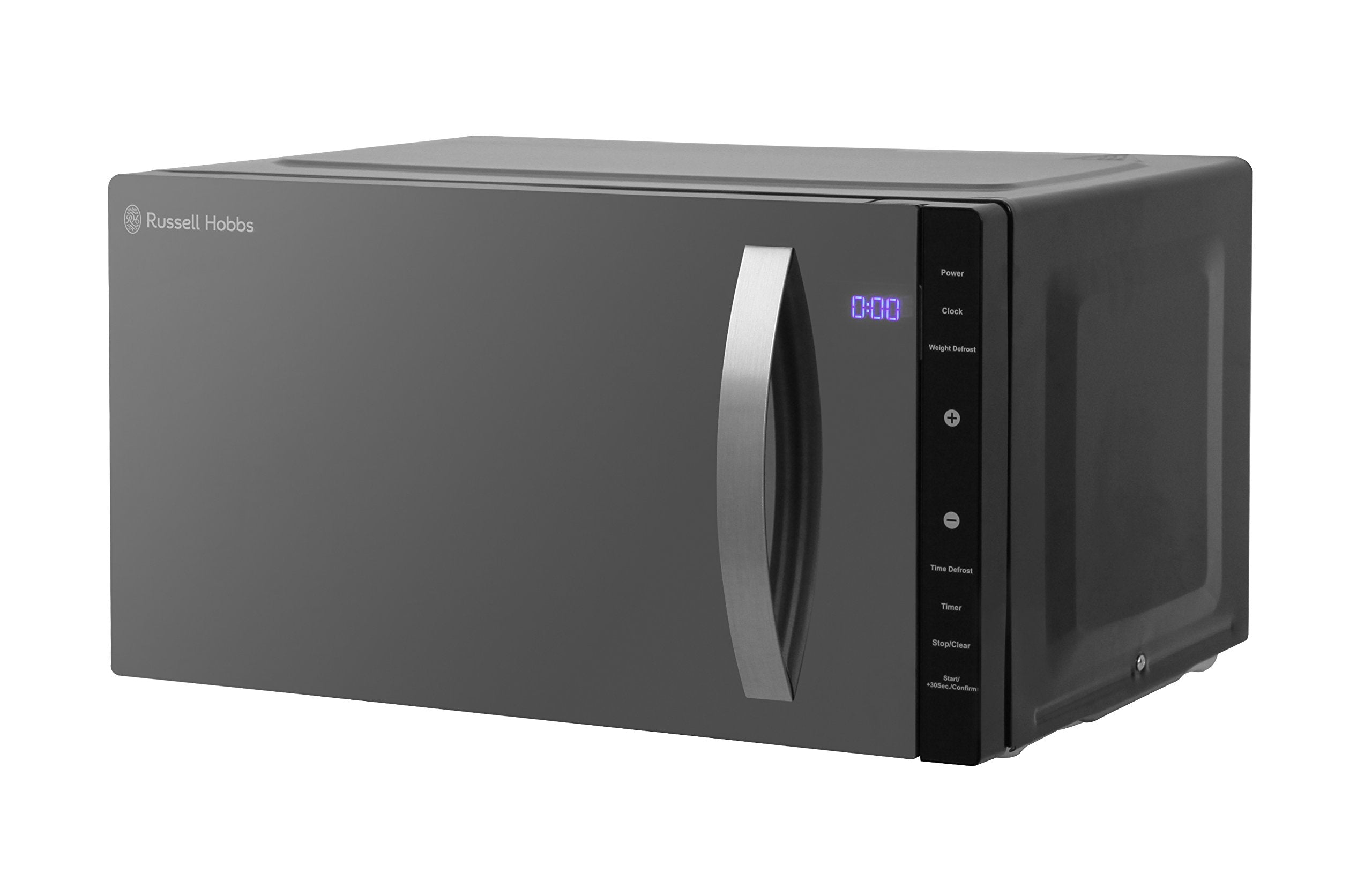 Russell Hobbs 23L Flatbed Digital Microwave - 800W Black Solo