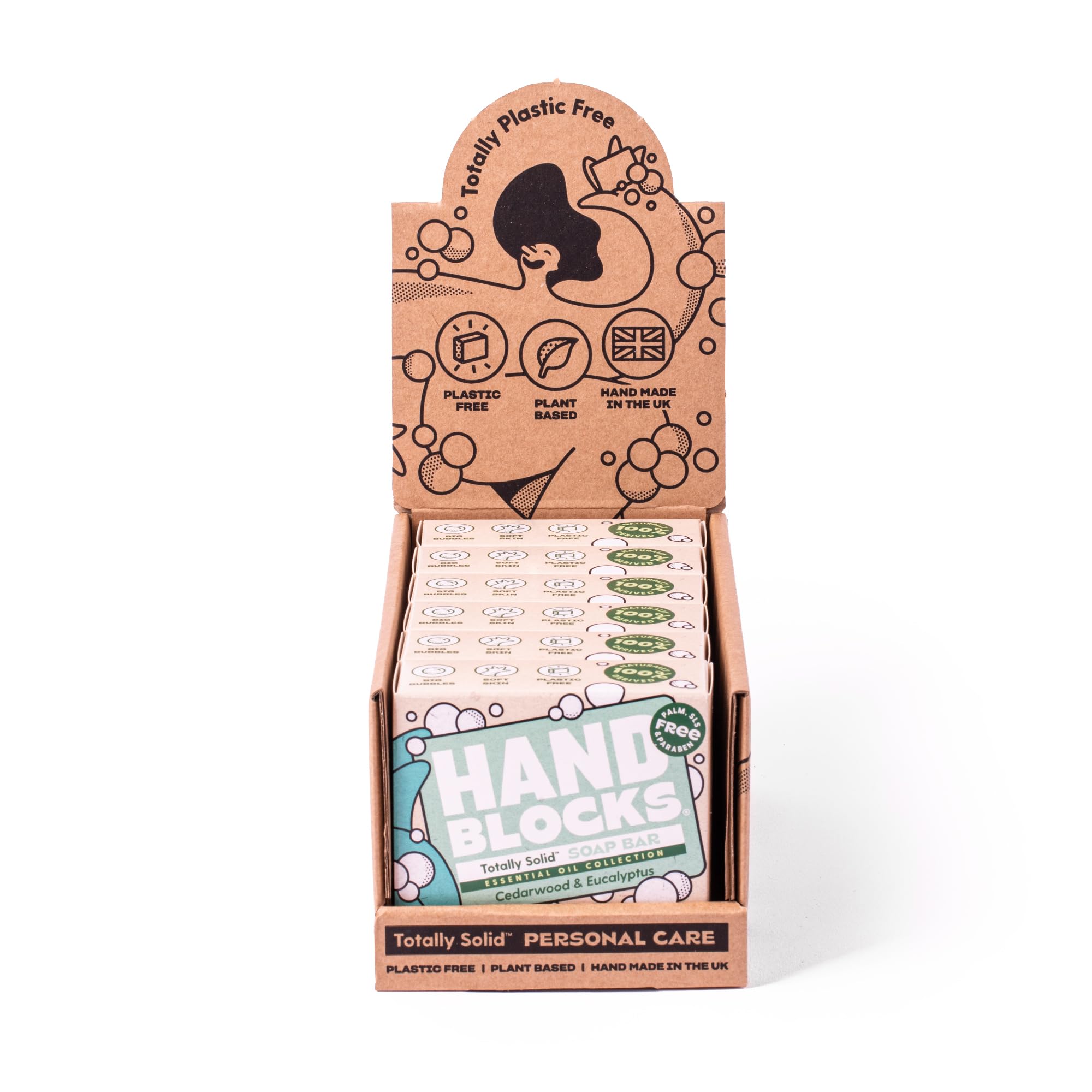 Jolof Store Cedarwood & Eucalyptus Natural Soap Bars - 6 Pack