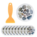 Non-Slip Bathtub Stickers – 10Pcs Stone Pattern PVC Safety Treads