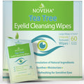 Tea Tree Eyelid Wipes | Hyaluronic Acid & Green Tea - 60ct