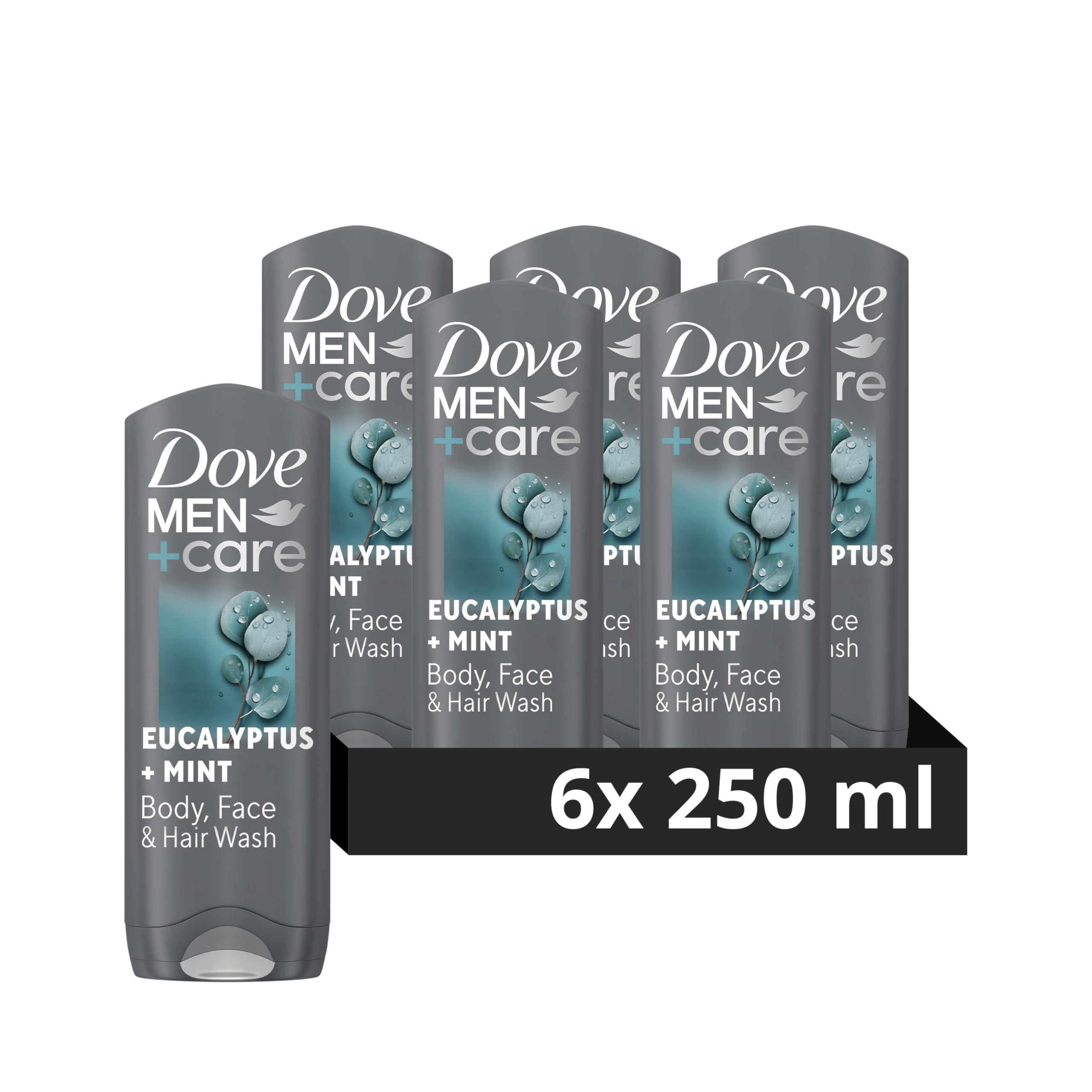 Dove Men+Care 3-in-1 Body Wash – Eucalyptus & Mint Shower Gel