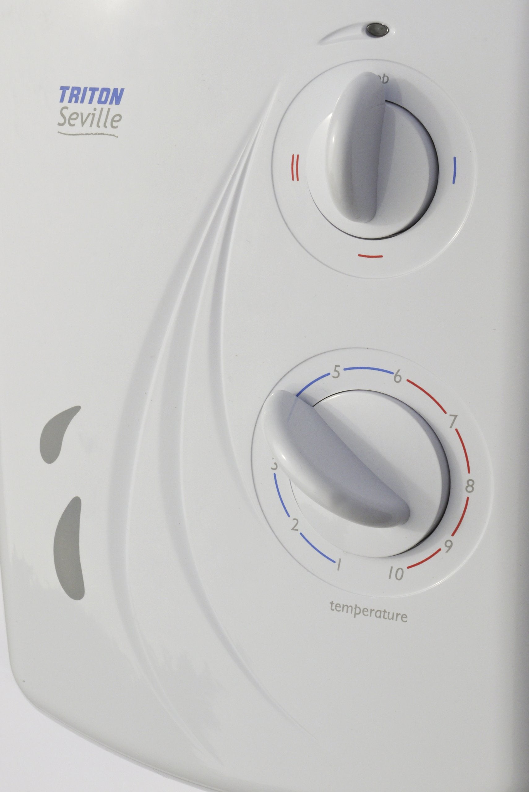Triton Seville Universal Electric Shower | 8.5kW White & Chrome