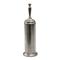 Splash Home Keena Stainless Steel Toilet Brush and Holder – Satin Nickel