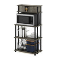 Furinno Turn-N-Tube 5-Tier Kitchen Storage Shelf | French Oak Grey