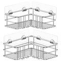 Menbyci Corner Shower Caddy – 2-Pack Rustproof Stainless Steel Shelf