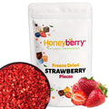 Freeze Dried Strawberry Pieces 250g | 100% Natural Fruit