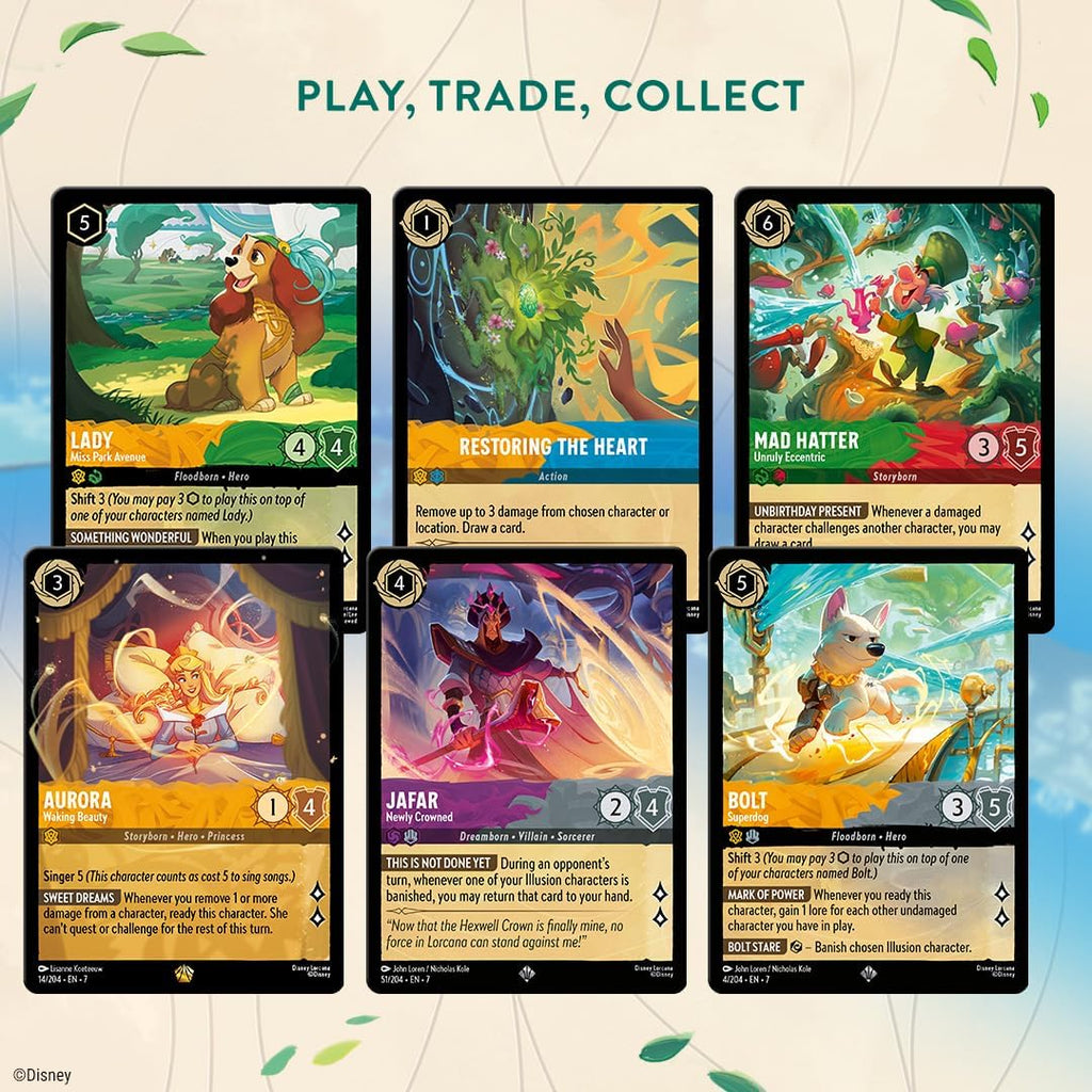 Disney Lorcana TCG: Set 7 Starter Deck - 60 Cards & Booster Pack