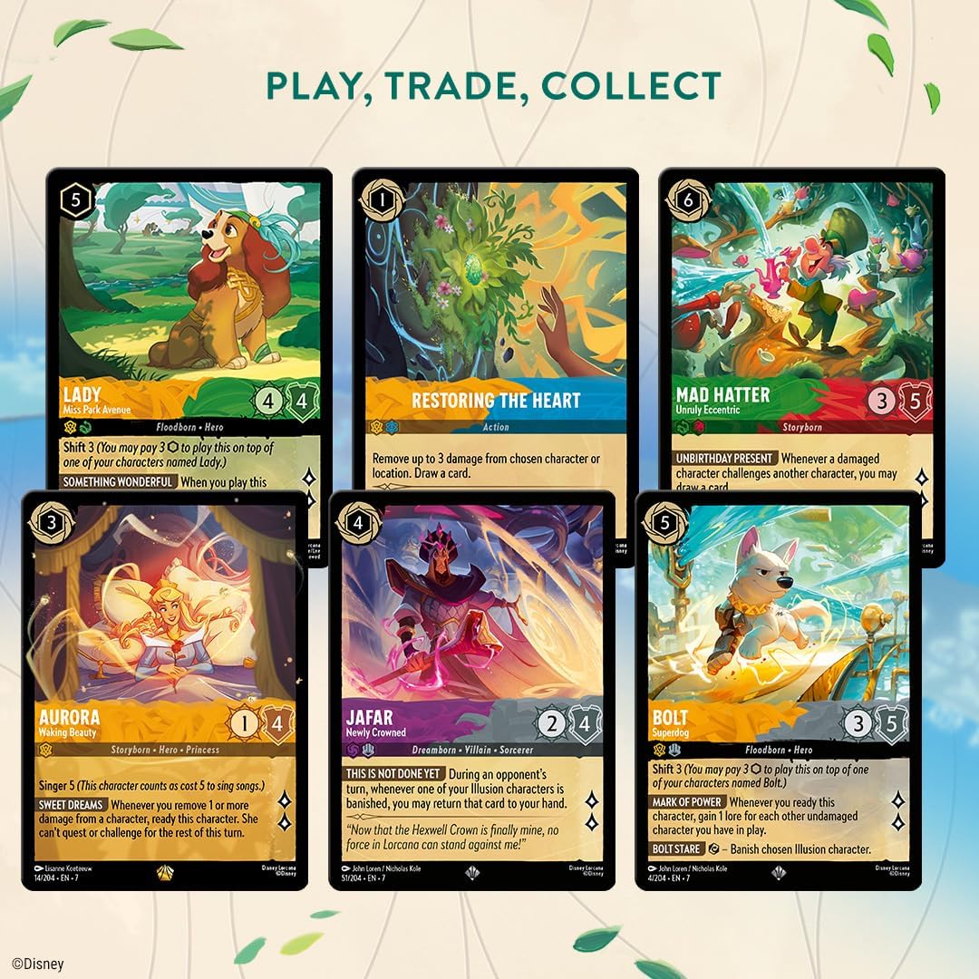 Disney Lorcana TCG: Set 7 Starter Deck - 60 Cards & Booster Pack
