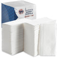 Jolof Store Linen-Feel Disposable Guest Hand Towels - 100 Count White