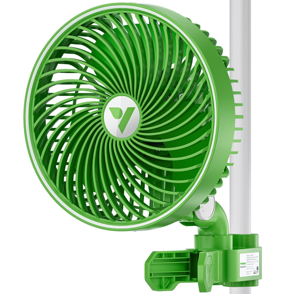 VIVOSUN AeroWave E6 6-Inch Grow Tent Fan | Smart WiFi Auto-Oscillating