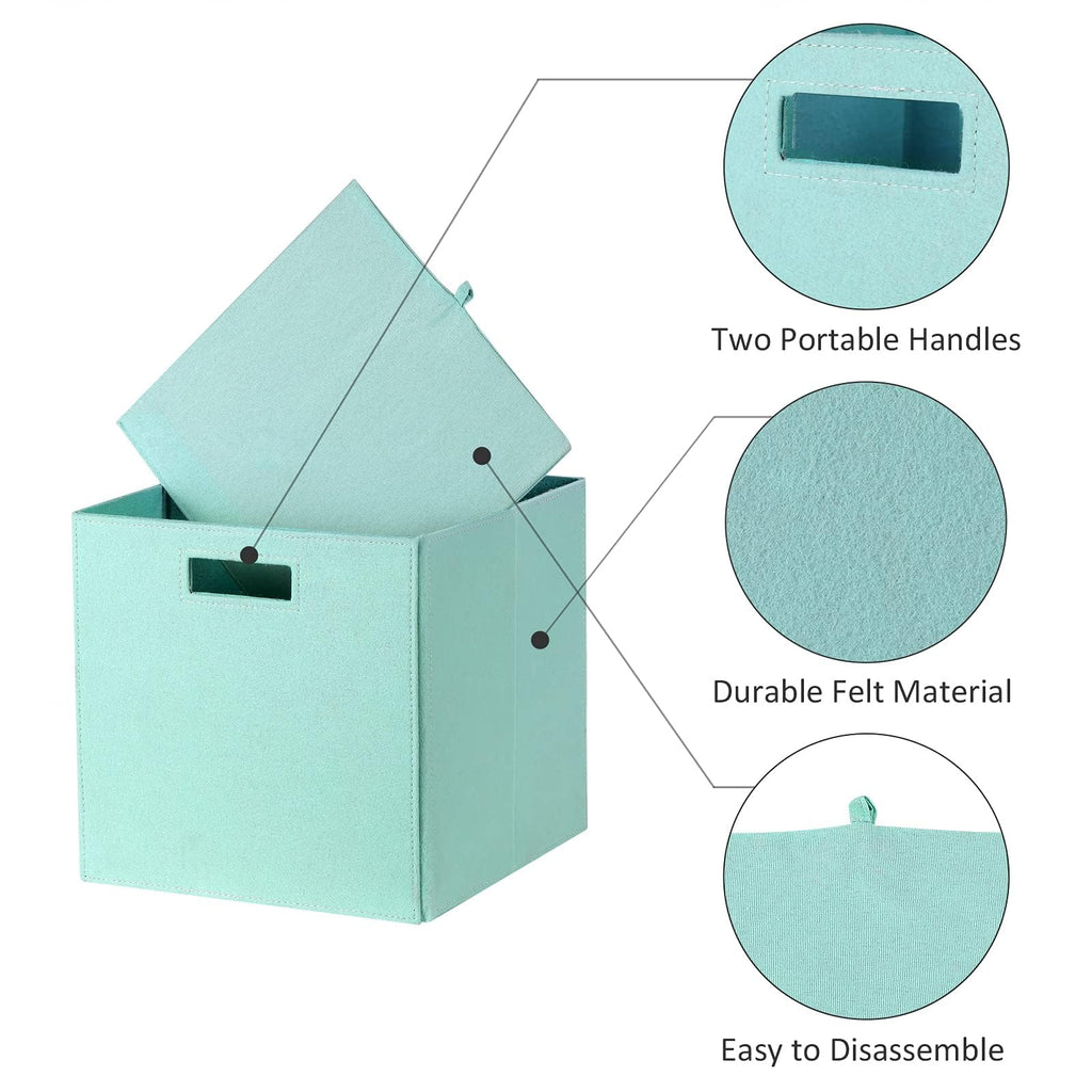 Volhouim Felt Storage Cubes 12" x 12", 6 Packs