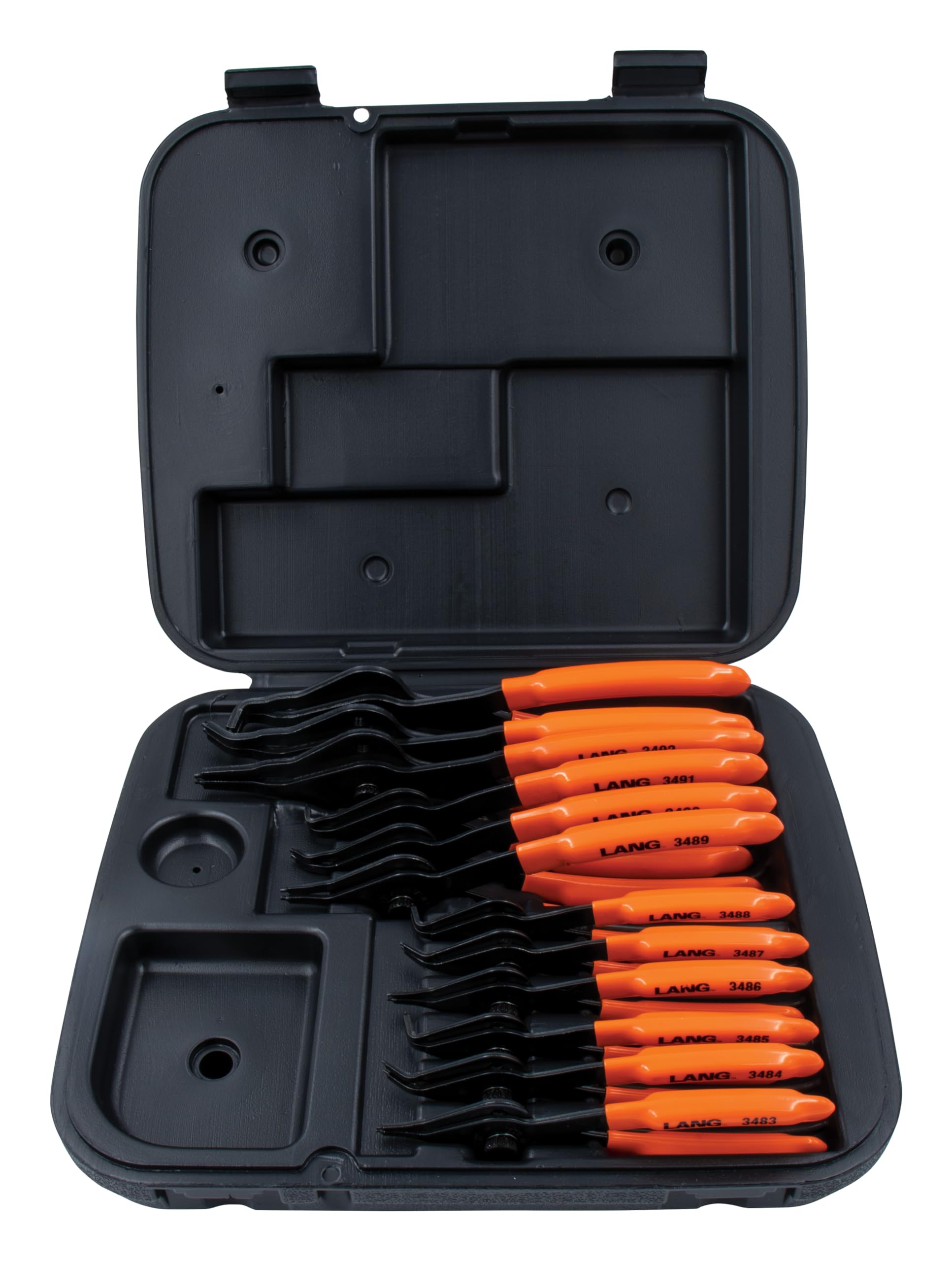 Lang Tools 3495 12-Piece Internal/External Snap Ring Pliers Set