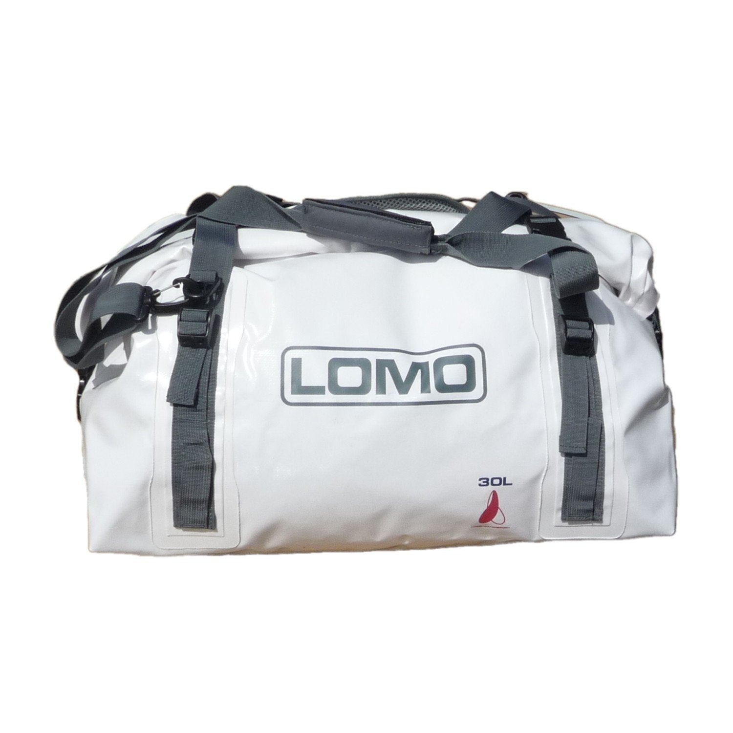 Lomo 30L Waterproof Rolltop Dry Bag – White Duffel Holdall Bag
