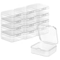 12 Pcs Small Plastic Boxes with Lids, Small Storage Boxes for Bead Storage - image 1