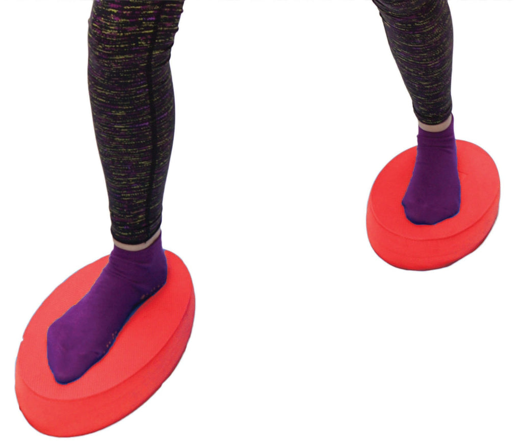 TPE Oval Balance Pads - 2 Pack for Yoga and Physiotherapy