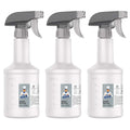 MR.SIGA 16 oz HDPE Plastic Spray Bottles - Leak Proof & Refillable, 3 Pack