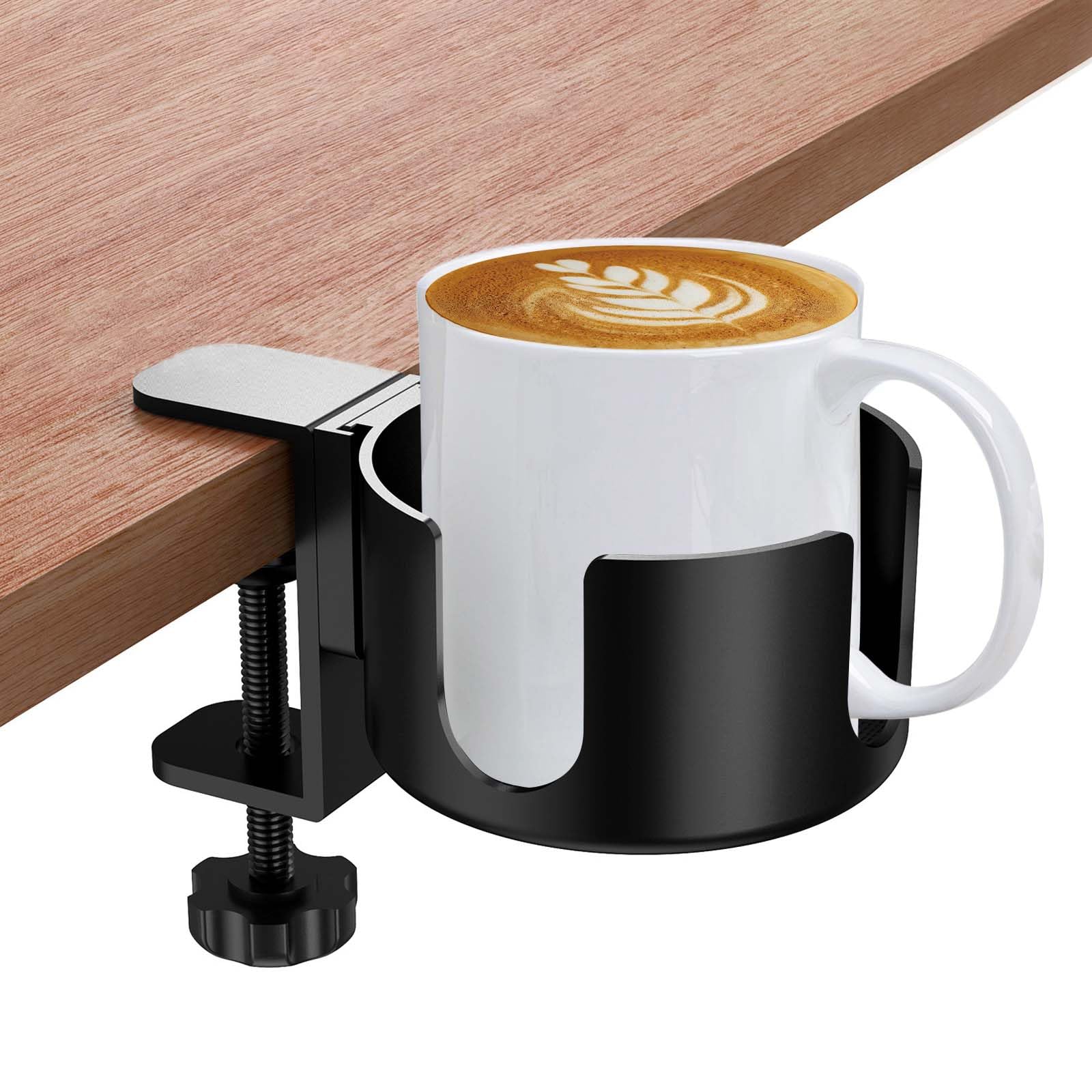 Desk Cup Holder – Aluminum Alloy Adjustable Clamp for Tables