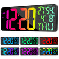 XREXS 18 Inch Digital Wall Clock | 10 RGB Color Changing LED with Remote