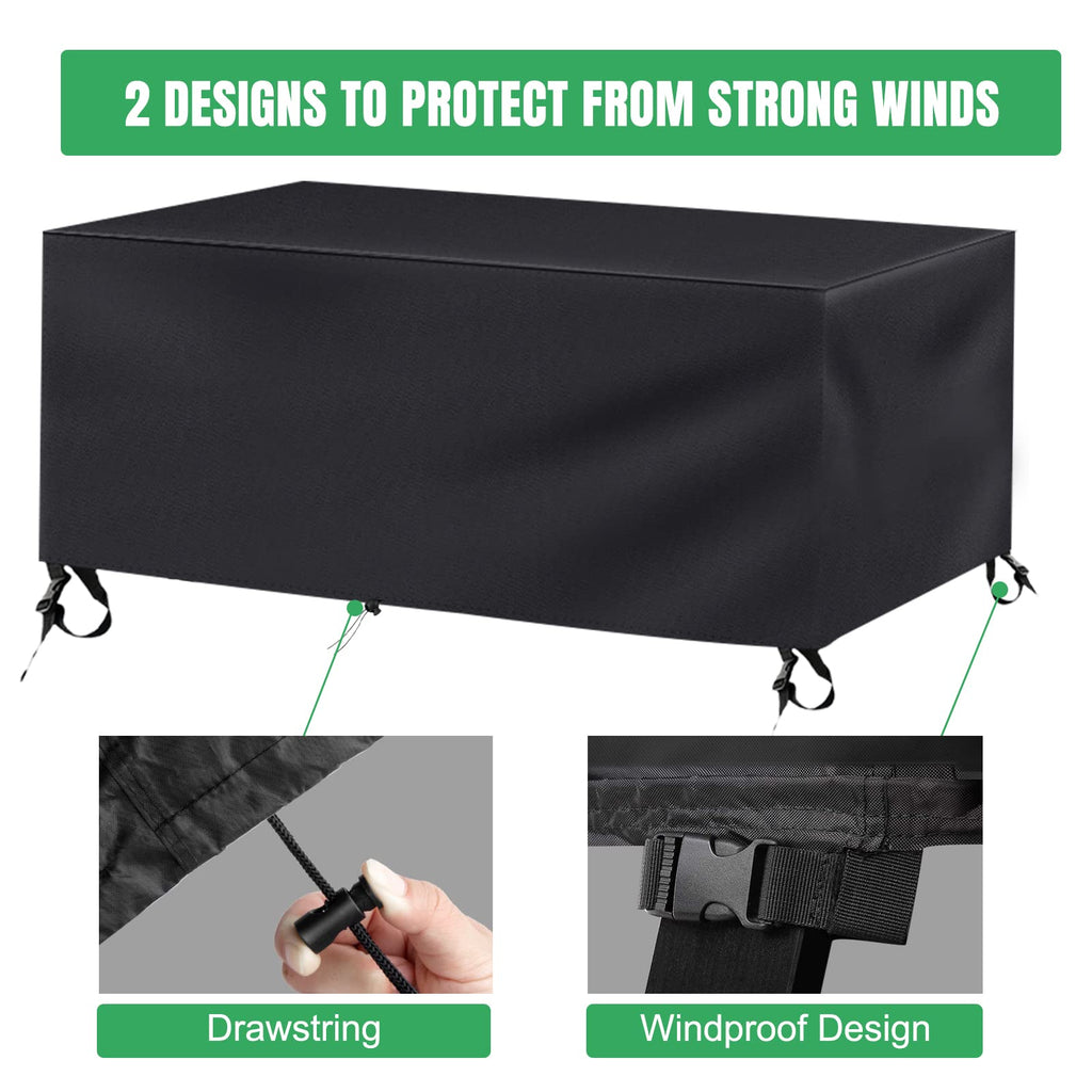 Jolof Store Waterproof Garden Furniture Cover – Heavy Duty 600D Oxford
