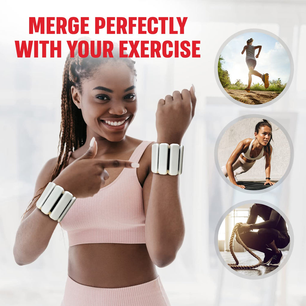 Neoprene Ankle and Wrist Weights | 0.5kg Reflective Set