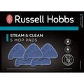Russell Hobbs Steam Mop Pads for RHSM1001-G - Microfibre, 5 Pack