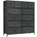 Clevich 12-Drawer Chest of Drawers – Industrial Metal & Wood Storage Cabinet