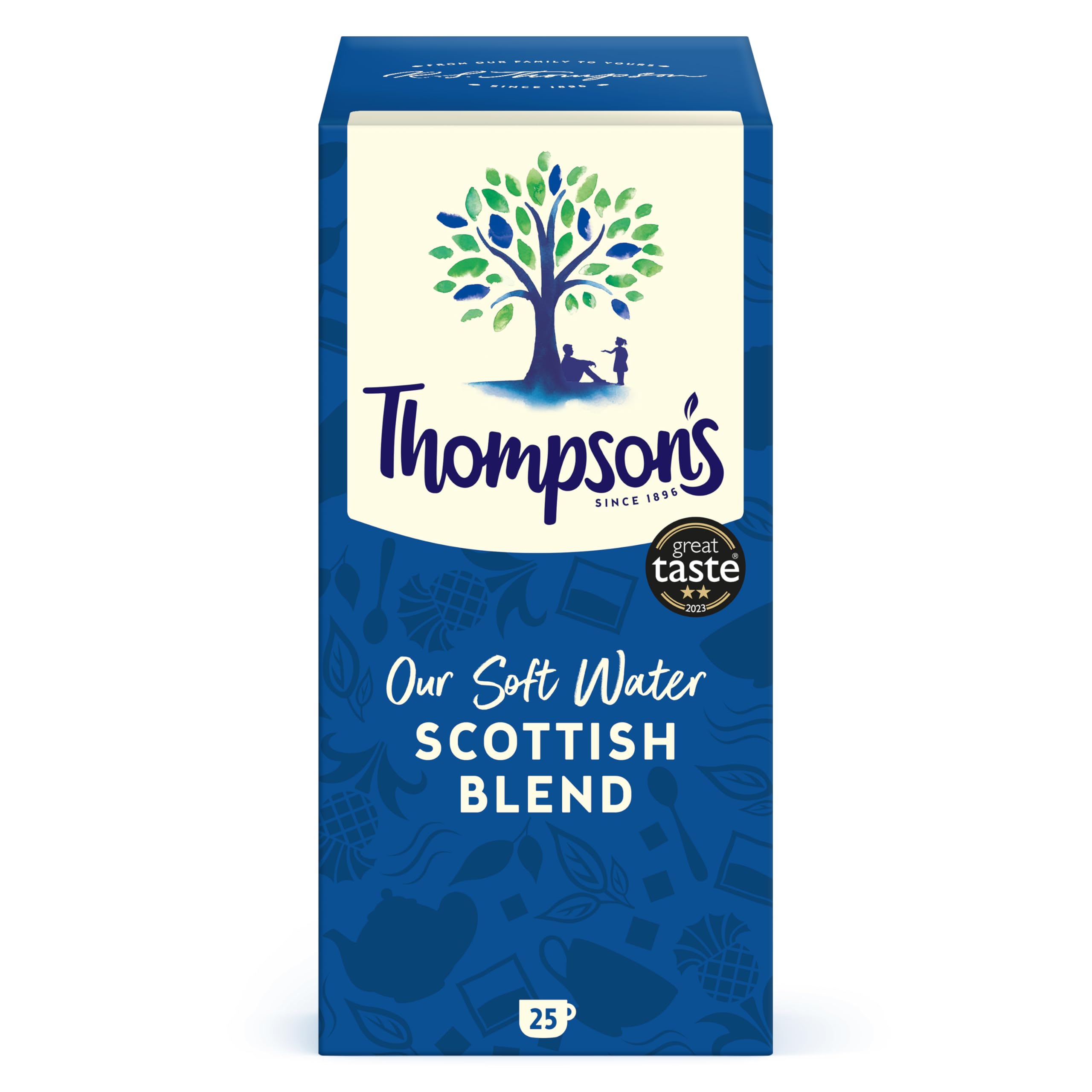 Thompson's Scottish Blend Black Tea - 100 String & Tag Teabags (4x25)