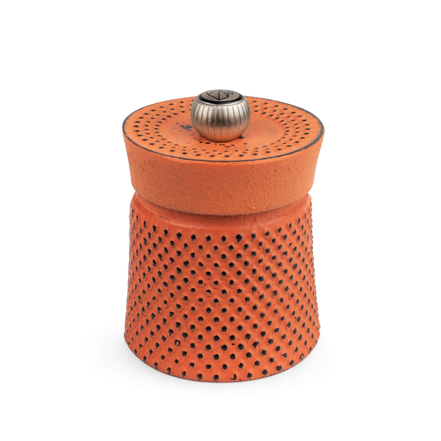 Peugeot Bali Manual Pepper Mill – Orange Cast Iron Adjustable Grinder