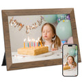 AHOWAI 10.1 Inch WiFi Digital Photo Frame - 32GB IPS Touchscreen Display