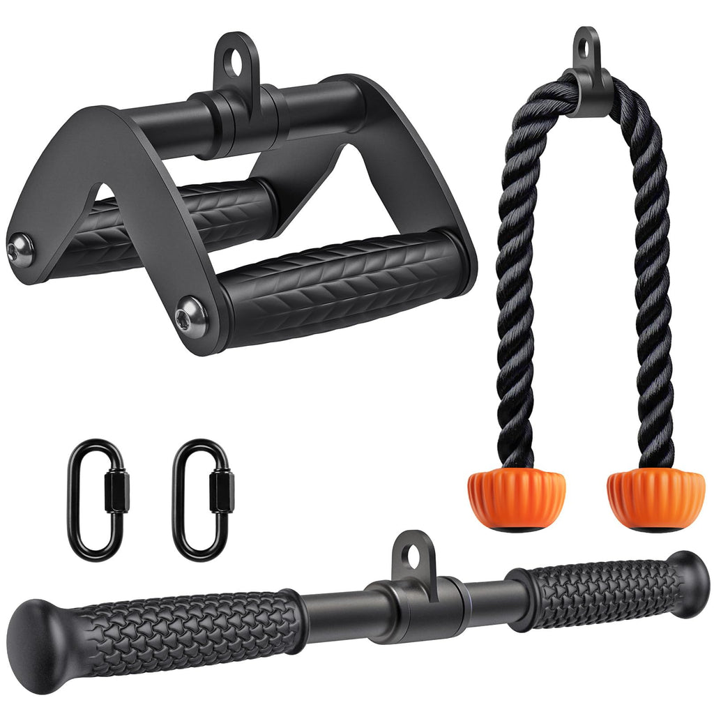 LAT Pulldown & Tricep Rope Home Gym Cable Attachments