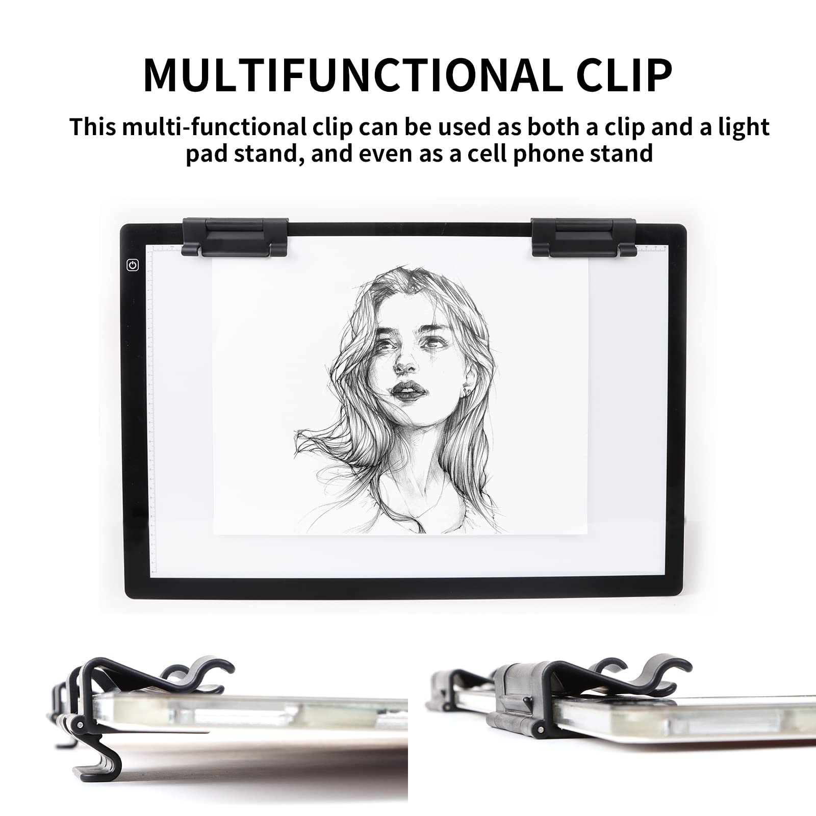 TOHETO A2 LED Light Pad | Dimmable Ultra-Thin Tracing Board for Art