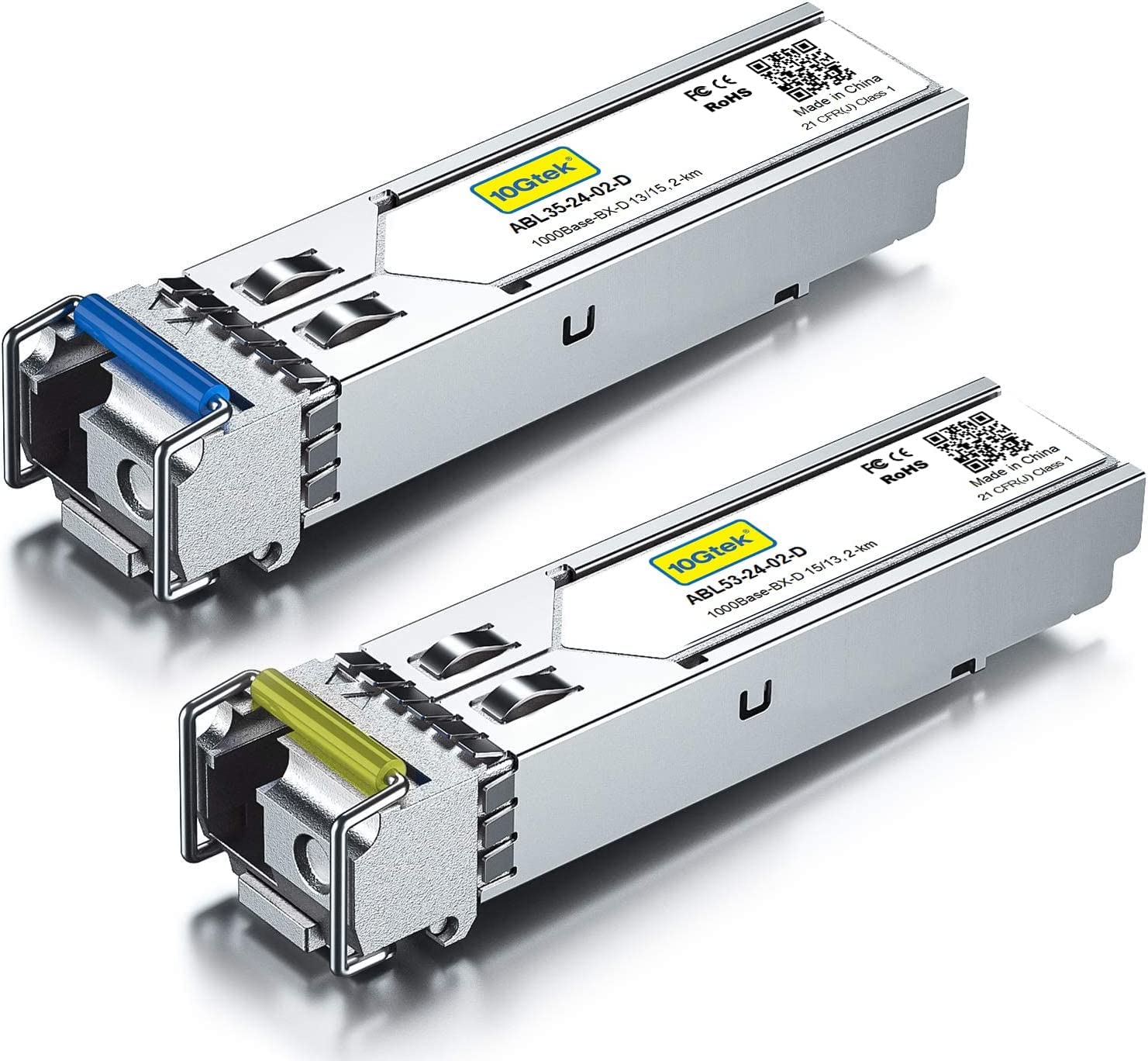 10Gtek 1.25G SFP Bidi Transceiver Pair | 1000Base-BIDI SMF 3km