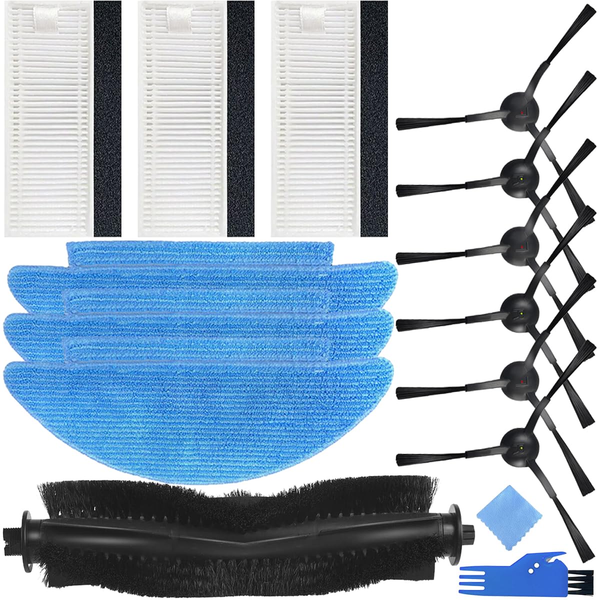 EATBALE 13-Piece Robot Vacuum Accessories Kit for Tikom L9000 & SL60D