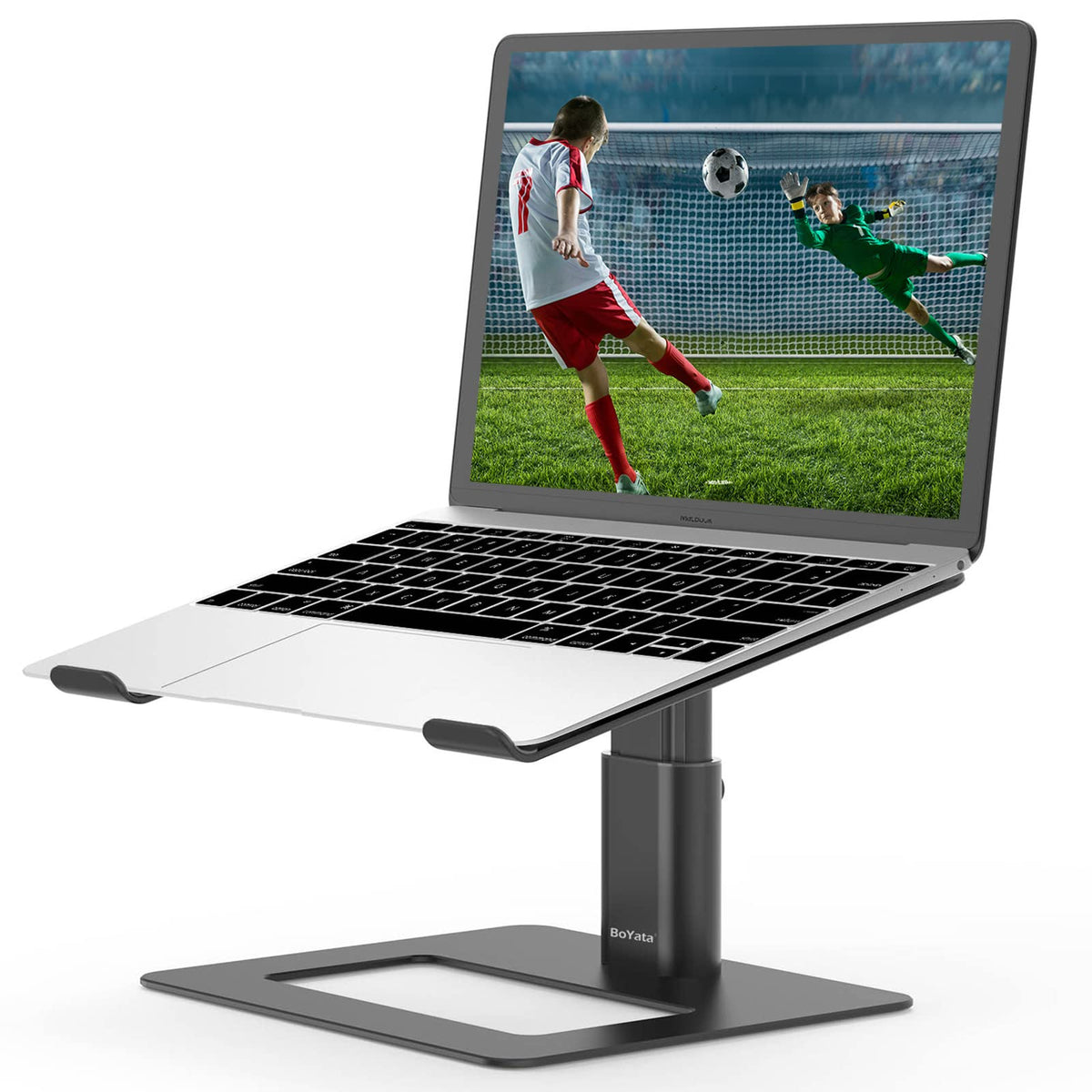 BoYata Laptop Stand, Height Adjustable Laptop Riser for 11-17" Laptops - image 1