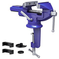 Jolof Store 80mm Bench Vise Clamp | 360° Swivel Base for Woodworking