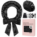 Baolivi Satin Heatless Hair Curlers | 70" Overnight Headband 9-Piece Set