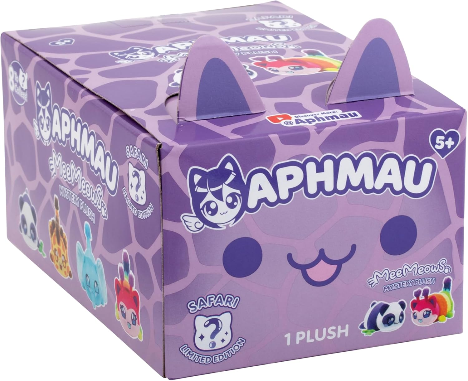 Aphmau MeeMeow Mystery Plush – Safari Collection Collectible Cat Toy