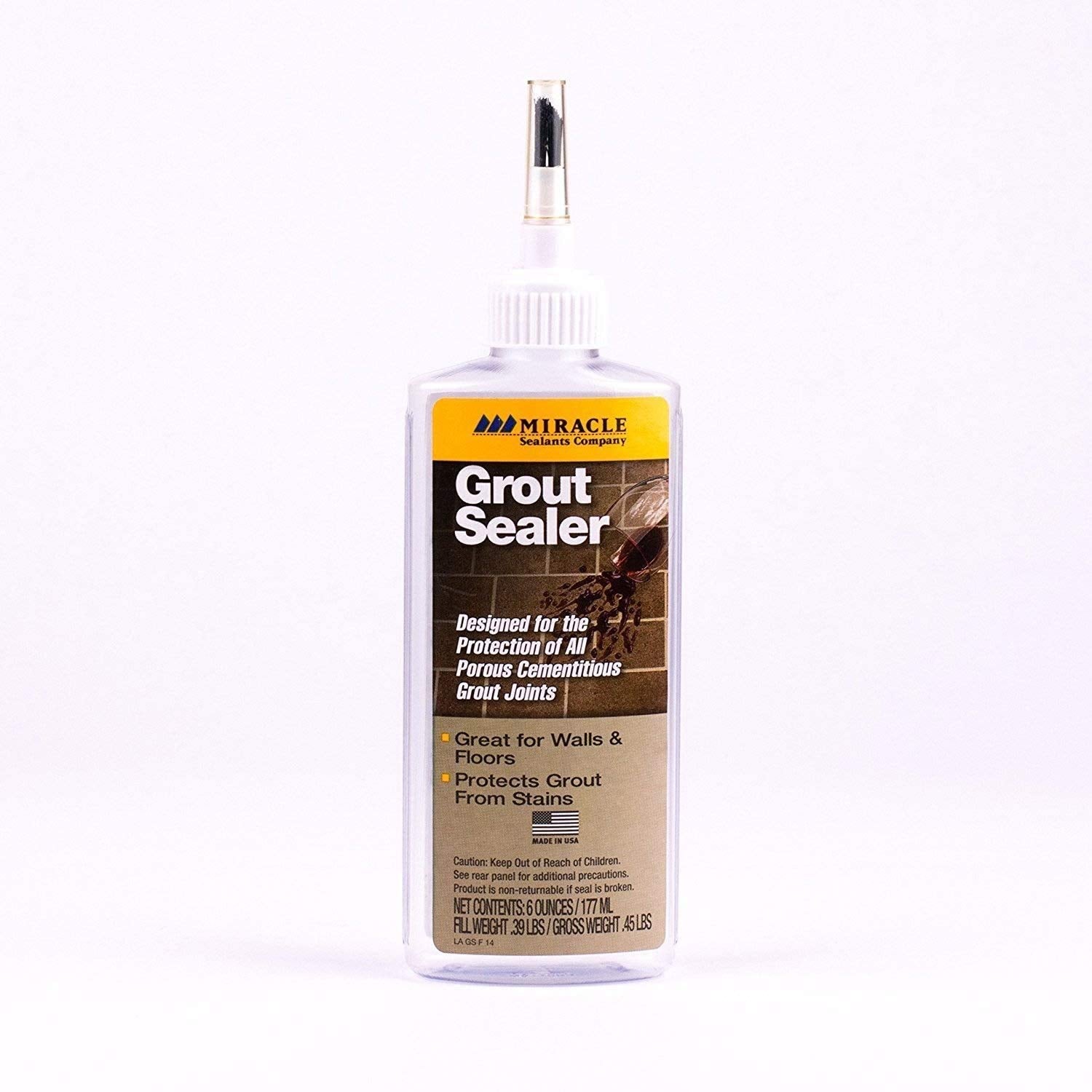Miracle Sealants Grout Sealer 177ml | Invisible Water & Stain Protection