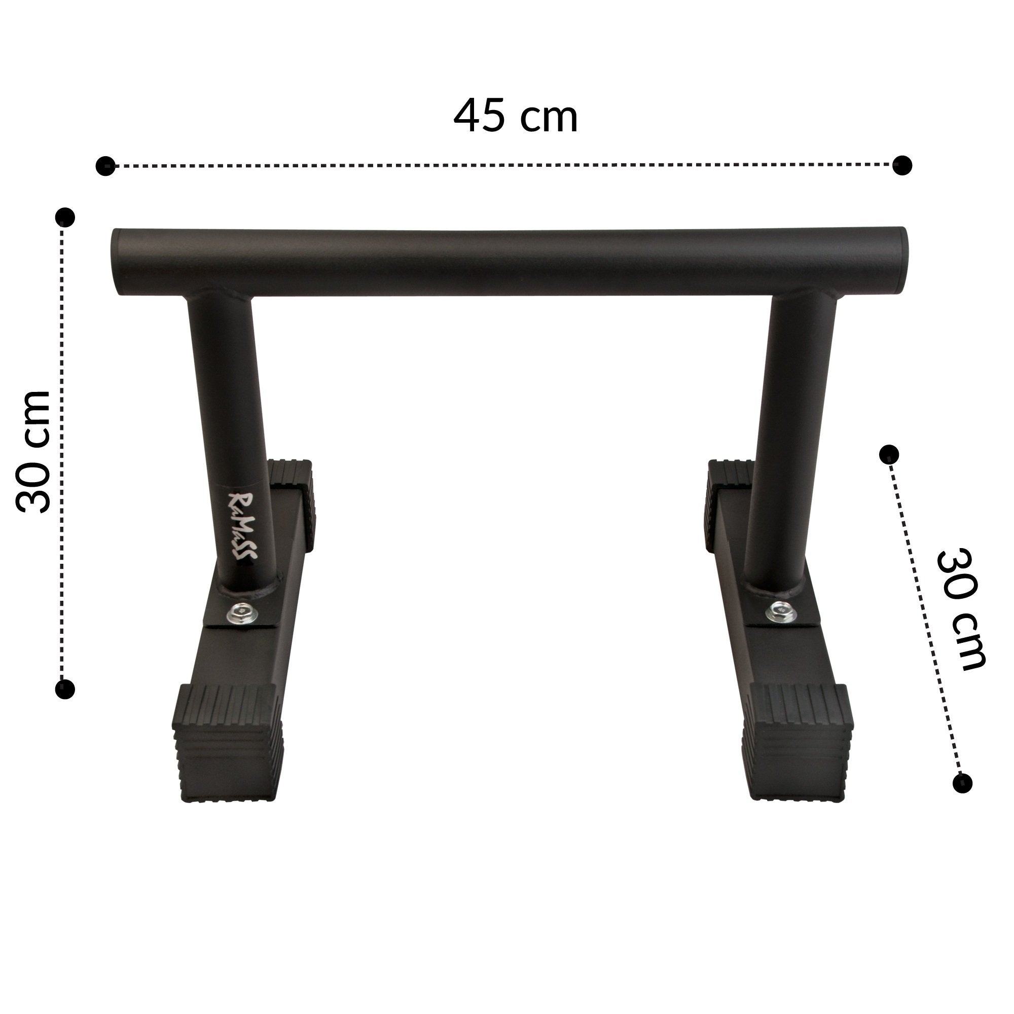 RAMASS Fitness Steel Parallette Bars for Calisthenics and Gymnastics