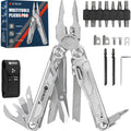 BIBURY Stainless Steel Multitool Pliers with Scissors and Pouch