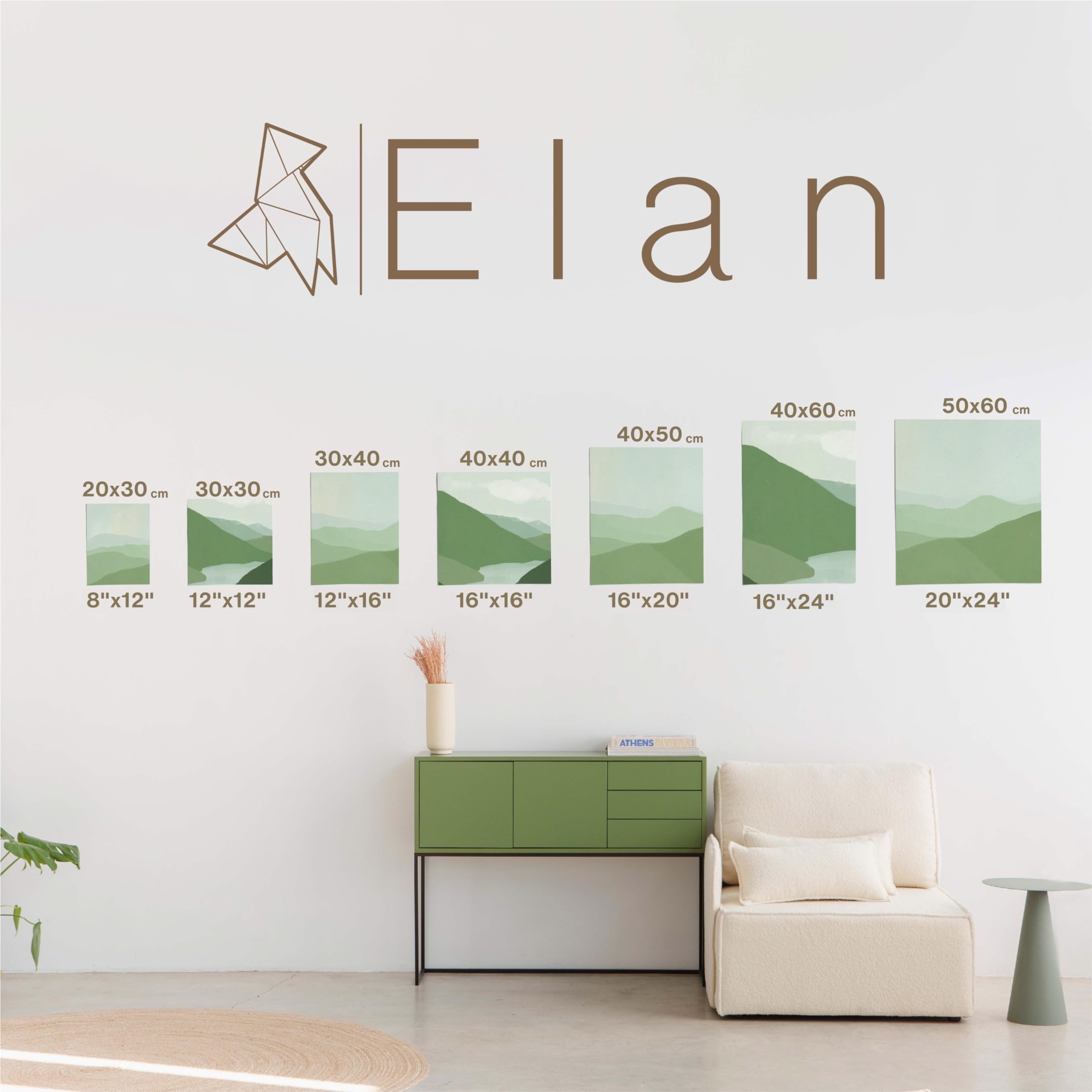 Elan 40x60cm Cotton Canvas Panels | 6-Pack Quadruple Primed Art Boards