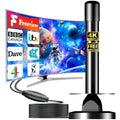 Jolof Store Indoor TV Aerial – 4K Freeview Antenna with Signal Booster